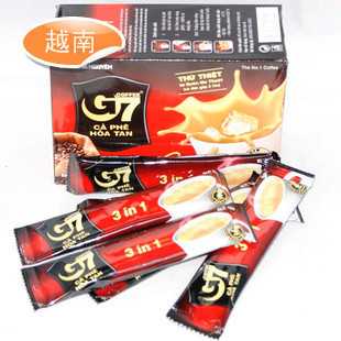 越南正品中原G7咖啡 3合1速溶咖啡 礼盒装16g*18包 288g