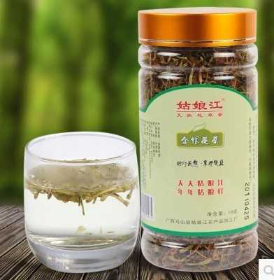 广西特产姑娘江 金银花茶罐装50g 纯天然夏季清热降火茶 花草茶