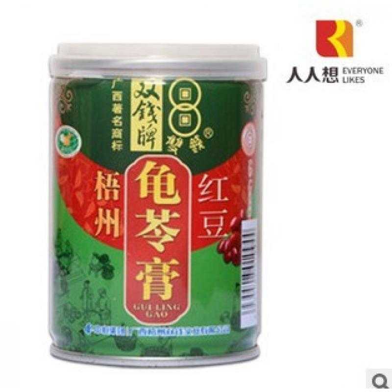 广西梧州特产 250g双钱红豆听装龟苓膏 清热解毒消暑润燥休闲食品