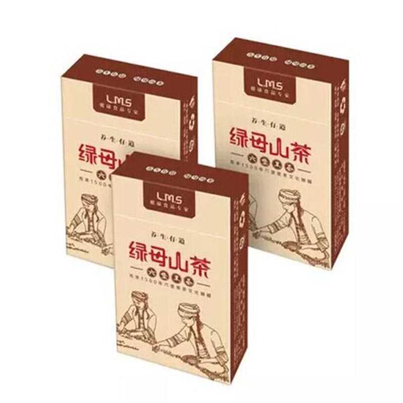 绿母山茶 广西梧州六堡茶黑茶原生态茶叶 茶情50g盒装